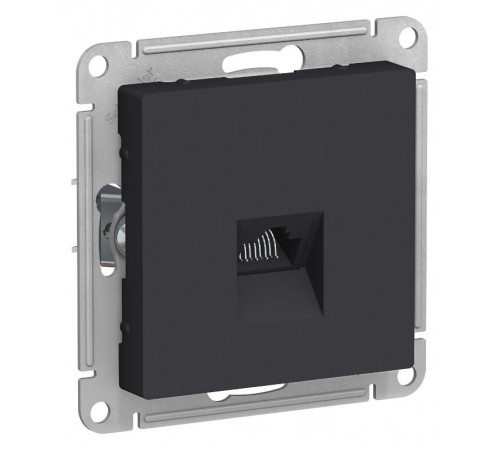 AtlasDesign Карбон Розетка компьютерная RJ45, механизм  ATN001083  SE