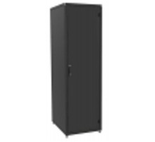 Шкаф напольный WZ-IT-426060-19AA-2-161-FP 19",42U,1963х600х600мм,дв.стек.с одноточ.зам.,сзади укороч.дверь+ф.п.3Uчерн.(RAL9005)разобр. 413320  Zpas