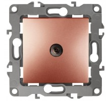 Розетка TV 12-3102-14 проходная,  медь  Б0027439  ЭРА
