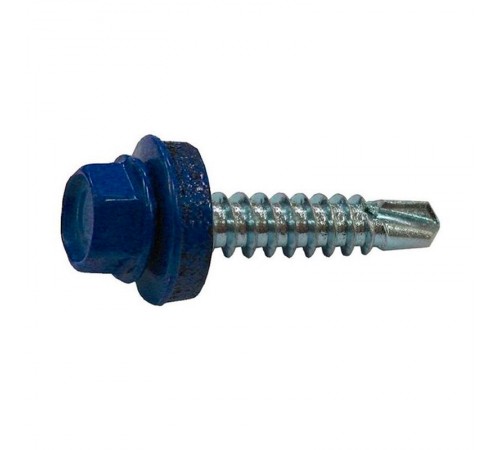 Саморез КР св. 4,8х35 RAL 5005 (насыщ. синий) (60 шт) - коробка ( 0,369 кг)  112381  Tech-KREP