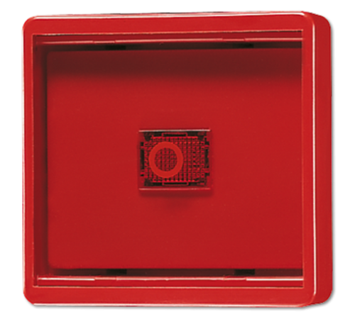 Клавиша с прозрачной крышкой; красная  661WGLR  Jung
