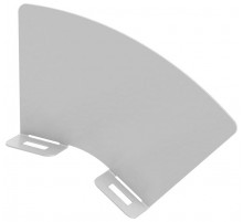 Перегородка разд. 80мм пов. верт. внеш. 45град RAL 9016  CRP40-0-45-080-9016  IEK