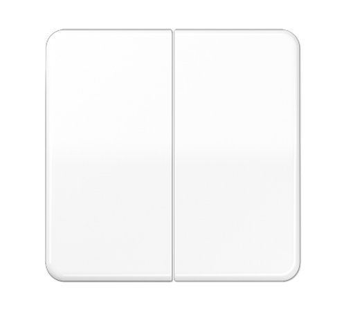 Клавиши ударопрочные для сдвоенного выключателя и кнопки; белые  CD595BFWW  Jung