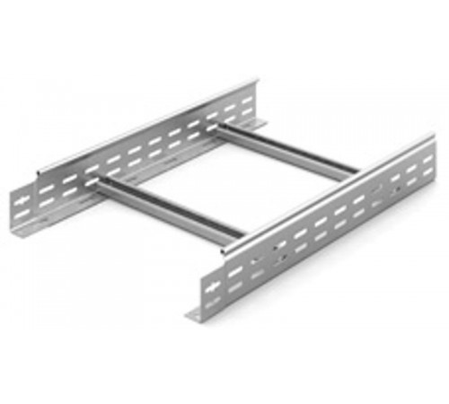 Лестничный лоток замковый 400х80х3000, толщ. 1,5 мм, гор. цинк, 313481  НЛО-400х80х3000-1,5-ГЦ   Ostec
