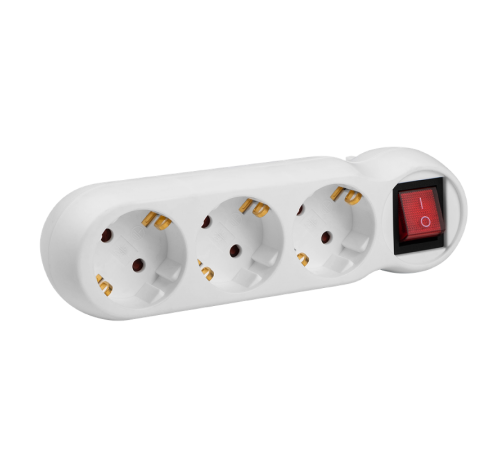 Разветвитель AD-3GS заземл., выкл.  .5046672  Jazzway