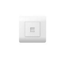 Розетка компьютерная 1хRJ45, белый(NEW3-E)  431540  CHINT