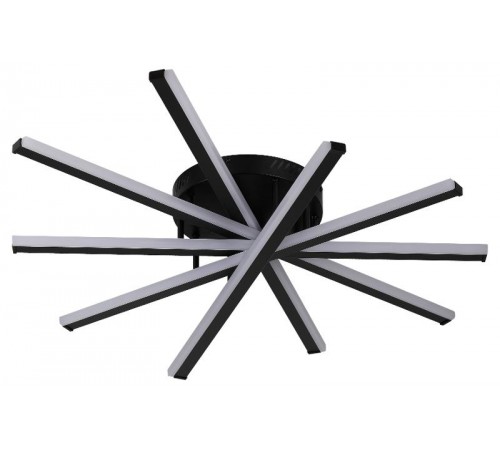 Светильник потолочный светодиодный Rivoli Aurora 6181-201 LED 110 Вт 3000-6000К чёрный с пультом  Б0068476  Rivoli