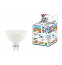 Лампа светодиодная PAR16 5 Вт, 230 В, 6500 К, GU10 Народная  SQ0340-1660  TDM