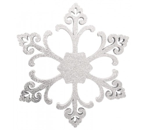 Елочная фигура "Снежинка "Морозко", 66 см, цвет белый  502-370  NEON-NIGHT