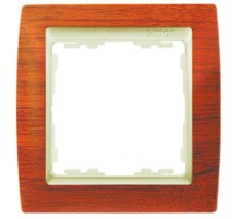 Simon 82 Рамка декоративная, 3 поста, S82, вишня-шампань  82935-61  Simon