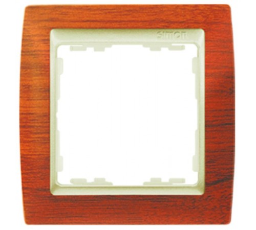 Simon 82 Рамка декоративная, 3 поста, S82, вишня-шампань  82935-61  Simon