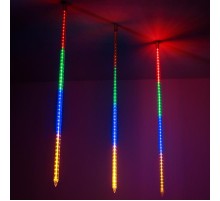 Светодиодная гирлянда ARD-ICEFALL-CLASSIC-D23-1000-CLEAR-96LED-LIVE RGB (230V, 1.5W)  026105  Arlight