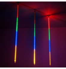 Светодиодная гирлянда ARD-ICEFALL-CLASSIC-D23-1000-CLEAR-96LED-LIVE RGB (230V, 1.5W)  026105  Arlight