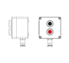 Взрывозащищенный пост управления из полиэстера CPE-P-03-(1xP1B(11)-1xP1R(11))-1xKH2MHK(C)1Ex d e IIC Т5 Gb / Ex tb IIIC T95°C DbIP66/КЗ  2231.031.22.