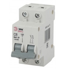 Выключатель автоматический двуххполюсный SIMPLE-mod-13 ВА47-29 2P 20А 4,5кА характеристика C SIMPLE  Б0039230  ЭРА