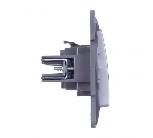 Etika Алюминий Переключатель перекрёстный 1-клавишный10АХ винтовые зажимы   672449  Legrand