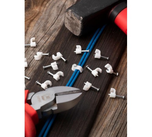 Скоба крепежная круглая (5мм.) (50шт.) EKF PROxima  plcn-sr-5  EKF