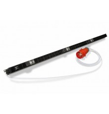 SHE-18IEC-6BIEC-3V-3PVR Блок розеток, вертикальный, 3 блока по 6 розеток IEC320 С13 + 2 розетки IEC320 С19 + автомат. выключ  396994  Hyperline