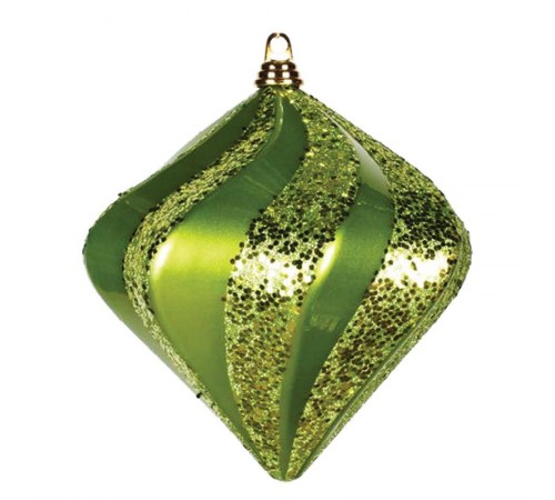 Елочная фигура "Алмаз", 25 см, цвет зеленый  502-214  NEON-NIGHT