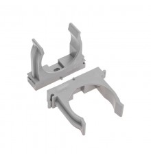 Крепеж-клипса для трубы D 40 мм, серая (30 шт./уп.)  28-0140-2  REXANT