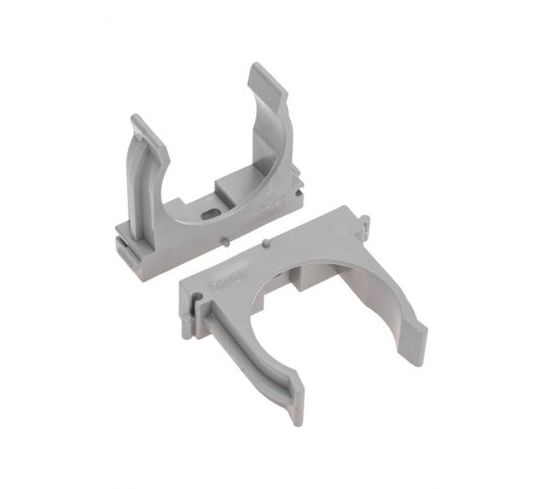 Крепеж-клипса для трубы D 40 мм, серая (30 шт./уп.)  28-0140-2  REXANT