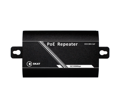 Репитер PSE-REP-E, мощность 15,4Вт, дальность передачи 100м., вх./вых. RJ-45 PoE  2038  Бастион