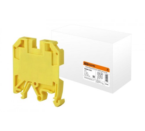 Зажим наборный ЗНИ-4мм2 (JXB35А) желтый  SQ0803-0501  TDM