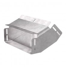 Угол вертикальный внутренний 45 градусов с крышкой Стандарт 300х100  PR16.0542  Промрукав