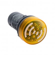 Зуммер с подсветкой желтый 24В DC непрерывный звук  SB7KS2B8C  SE