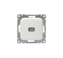 Кнопка 1-клавишная с нормально-открытым контактом, 10А/250В, Jussi, белый  1466U   2TKA000239G1  ABB