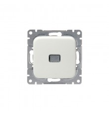 Кнопка 1-клавишная с нормально-открытым контактом, 10А/250В, Jussi, белый  1466U   2TKA000239G1  ABB