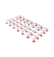 Опорная конструкция для установки оборудования TECHNORAPTOR LIGHTFOOT 3000х6000 тип 2  KM-TR-LTF-SSEI-3000-6000-2  КМ - профиль