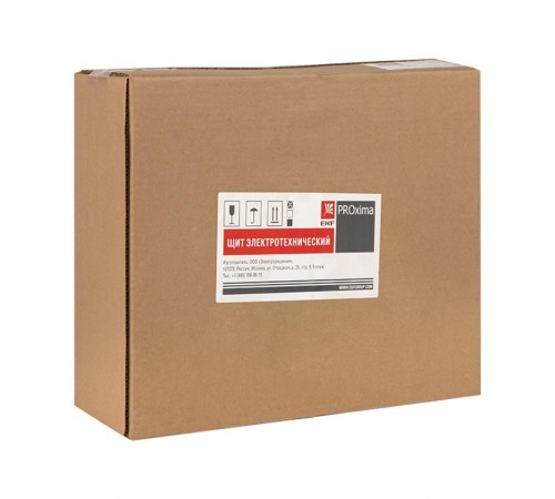 Щит учетно-распределительный навесной ЩРУН 3/24 Э с окном (ВхШхГ) 500х400х120мм IP31 PROxima  mb23-3/24e  EKF