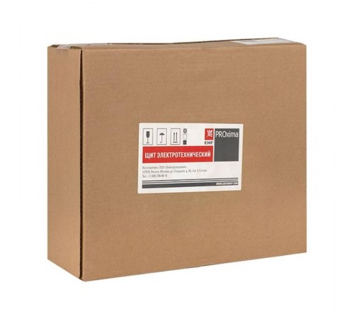 Щит учетно-распределительный навесной ЩРУН 3/24 Э с окном (ВхШхГ) 500х400х120мм IP31 PROxima  mb23-3/24e  EKF