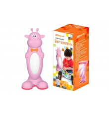 Светильник настольный Бегемотик 11Вт КЛЛ G23 розовый с лампой  SQ0337-0005  TDM