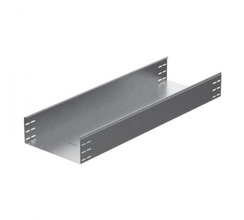 Универсальный лоток неперфорированный 300х150х3000, толщ. 1,5 мм, гор. цинк, 383430  УЛН-300х150х3000-1,5-ГЦ   Ostec