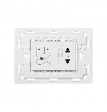 Розетка для электрических бритв 16A 230В белого цвета S82  8200482-030  Simon