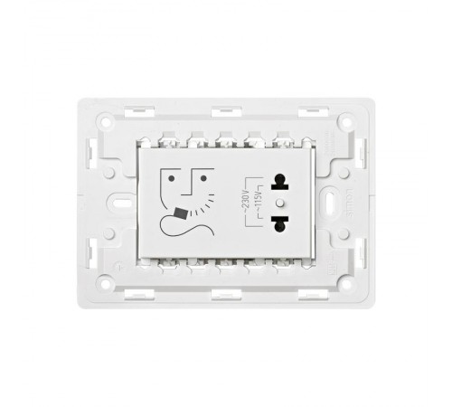 Розетка для электрических бритв 16A 230В белого цвета S82  8200482-030  Simon