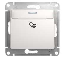 Glossa Белый Выключатель карточный, сх.6  GSL000169  SE