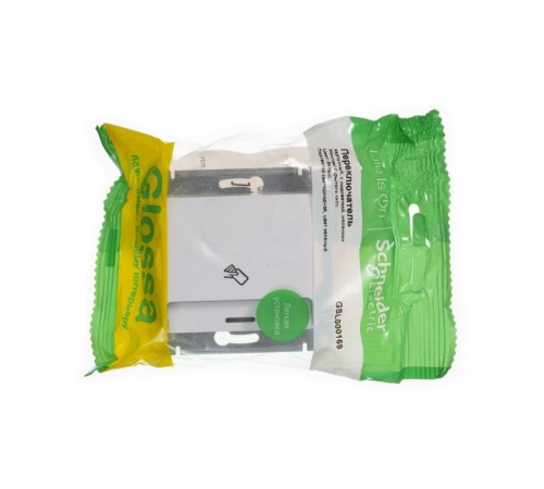 Glossa Белый Выключатель карточный, сх.6  GSL000169  SE