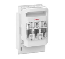 Горизонтальный Предохранитель Выключатель Разъединитель 160А 3P крепление на монтажную плату  FSH00-3P  DKC