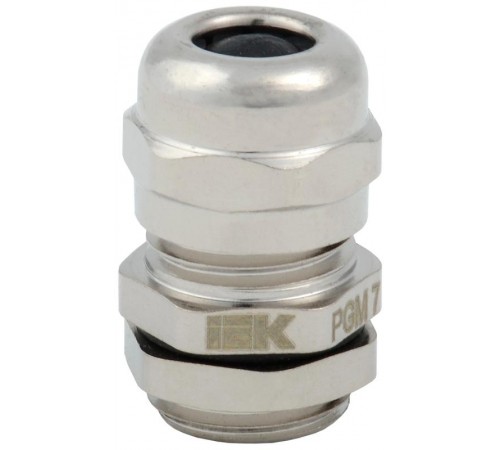Сальник PGM 7 метал. диаметр проводника 3-6мм IP68 IEK  YSA50-06-12-68-K23  IEK