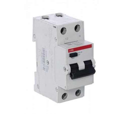 Автоматический выключатель дифференциального тока BMR415C16 1п+N 16А C 30мA тип AC  2CSR645041R1164  ABB