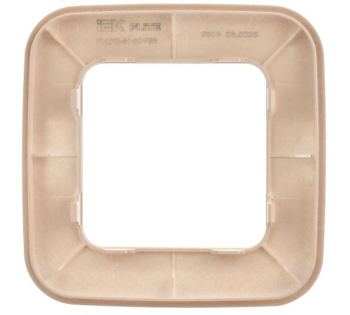 FLITE Artistic Рамка 1-ая РУ-1-А-ФлЛ льняной  FI-M12-31-20-K88  IEK