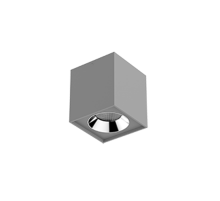 Светильник светодиодный DL-02 Cube накладной 100*110 12W 4000K 35° RAL7045 серый муар  V1-R0-H0360-20000-2001240  VARTON