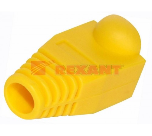 Изолирующий колпачок для разъемов RJ-45, желтый  05-1203  REXANT
