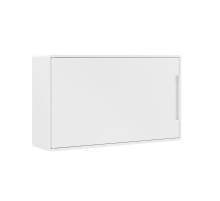 Щиток 18 мод настенный FRAME, белый с белой дверцей, с 2 шинами PEN на 8 и 10 отв.  F18W1WW  DKC