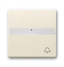 Клавиша для механизма 1-клавишного выключателя, поле для надписи, световод, ""ЗВОНОК"" Future/Axcent/Carat/Династия, слоновая кость  2CKA001731A3999