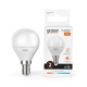 Лампа светодиодная LED 8Вт E14 220В 2700К Elementary шар  53118  Gauss