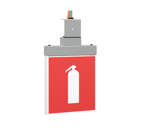 Указатель аварийный светодиодный RADEM BS-73-S1-INEXI2 Серый 4,6Вт 3ч постоянный накладной IP40  a15533  Белый свет